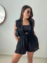 Load image into Gallery viewer, Black Breeze Romper
