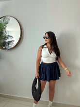 Load image into Gallery viewer, Sporty Vibes Set - Navy Skirt
